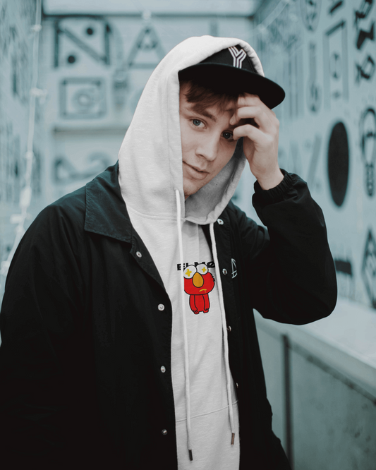 Elmo // Oversized Hoodie // White