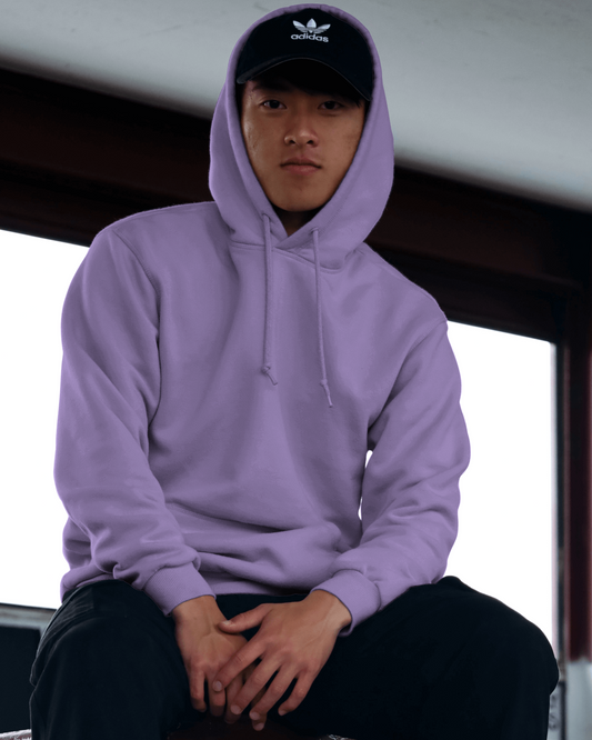 Solid Slate Oak Lavender Comfort Hoodie