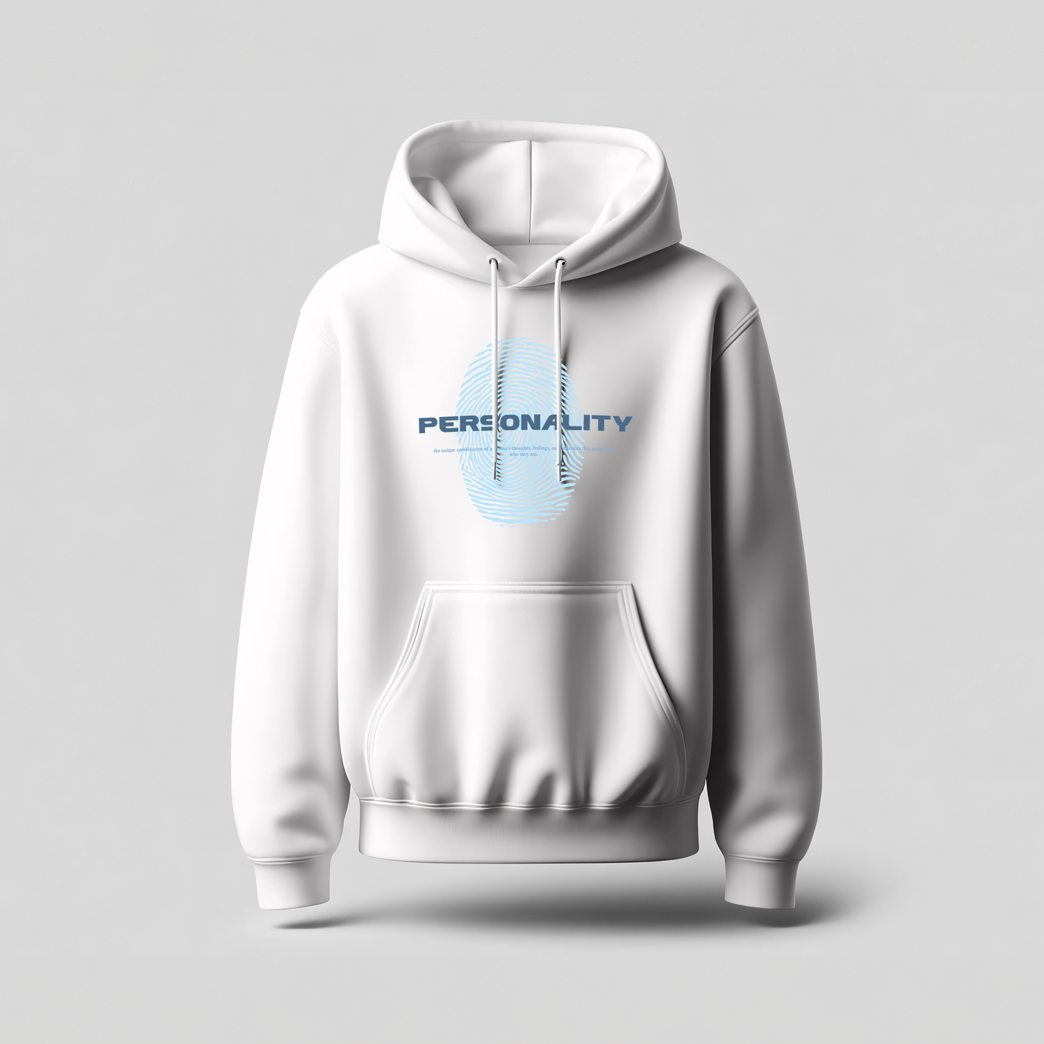 Personality // Heavyweight Hoodie // White