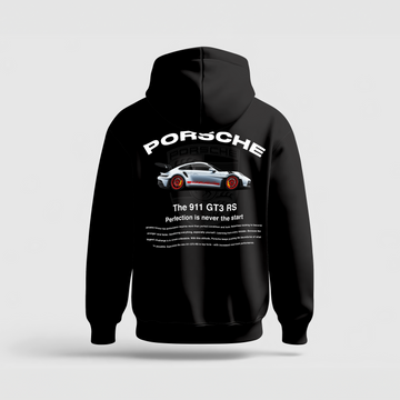 Porsche // Heavyweight Hoodie // Black