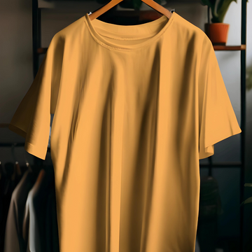 Golden Yellow // Relaxed Fit Essential Tee