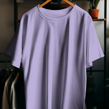 Lavender Blue // Relaxed Fit Essential Tee