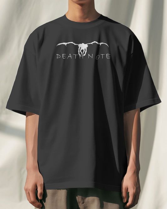 Death Note Collection "04" // Relaxed Fit Graphic Tee // Black