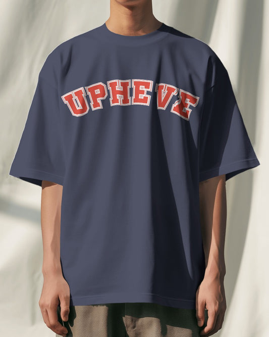 Upheve Classics 03 // Relaxed Fit Graphic Tee // Navy Blue