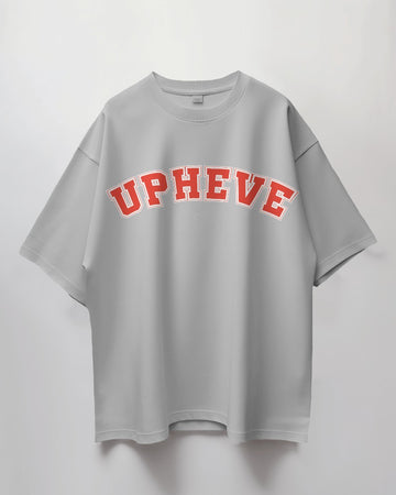 Upheve Classics 04 // Relaxed Fit Graphic Tee // Grey