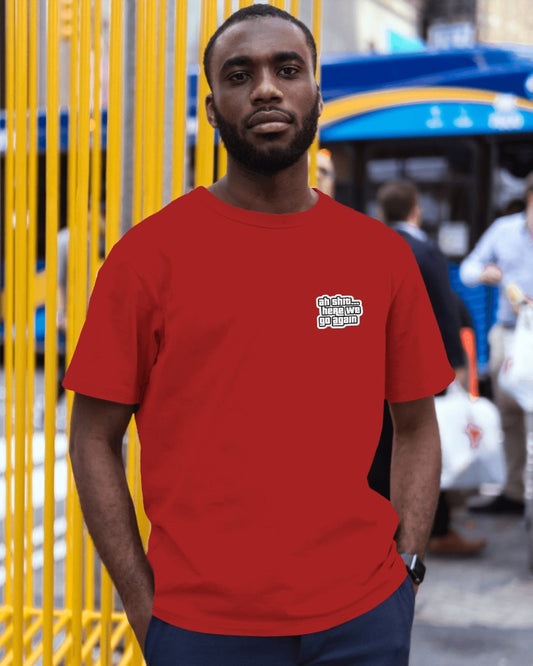 GTA COLLECTION "CJ" // Oversized Graphic Tee // Red