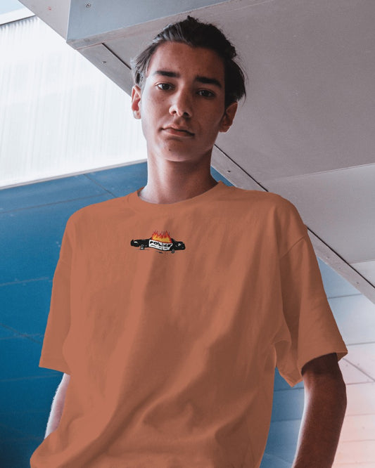 GTA Collection "Rebel" // Oversized Graphic Tee // Orange