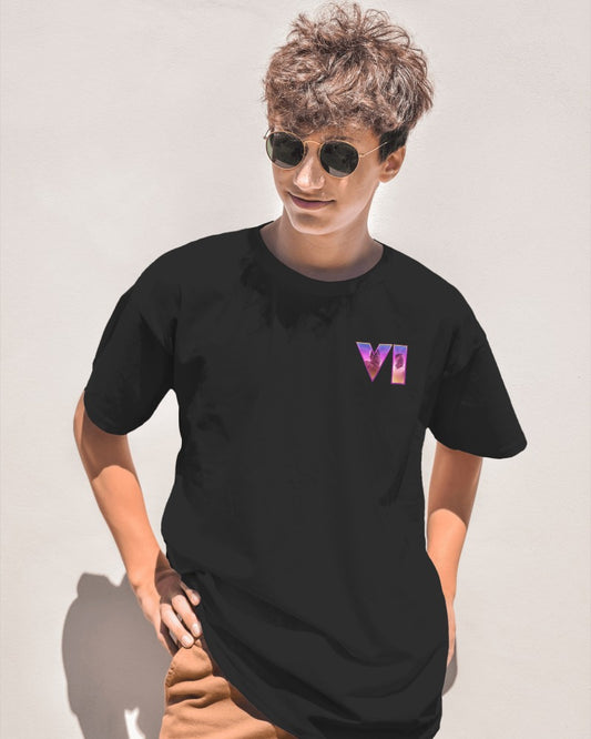 GTA Collection "VI" // Oversized Graphic Tee // Black