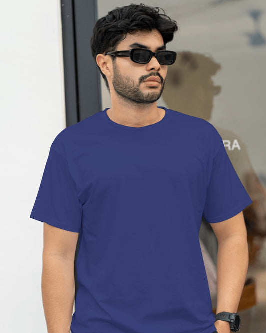 Dark Blue // Relaxed Fit Essential Tee