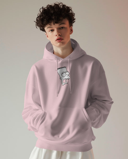 Bart // Oversized Hoodie // Pink