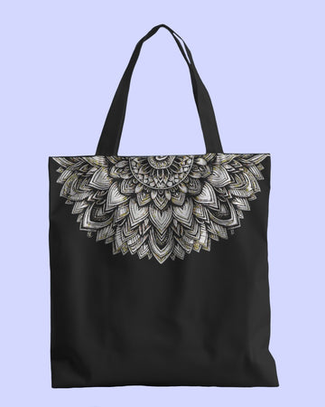 Mandella Art Tote Bag with Zipper