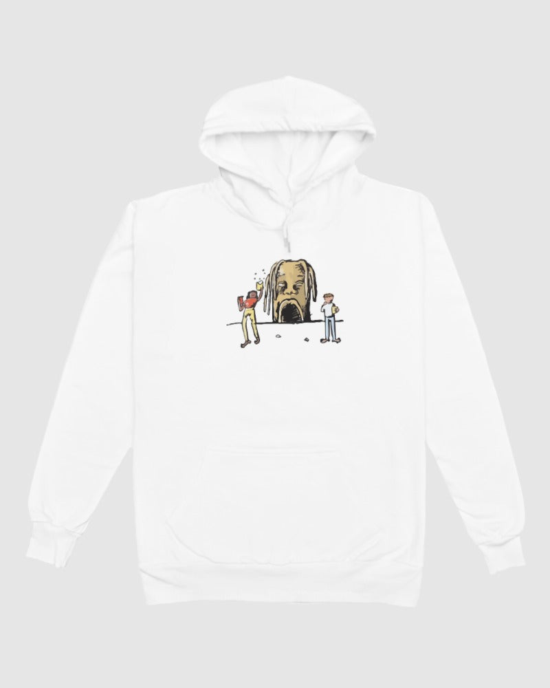 Astro // Oversized Hoodie // White