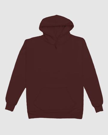 Solid Maroon Comfort Hoodie