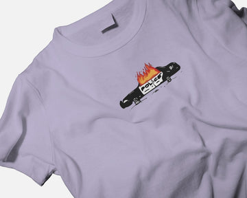 GTA Collection "Rebel" // Oversized Graphic Tee // Lavender