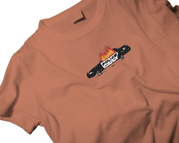 GTA Collection "Rebel" // Oversized Graphic Tee // Orange