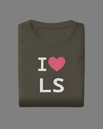 GTA COLLECTION "I <3 Los Santos" // Oversized Graphic Tee // Olive Green